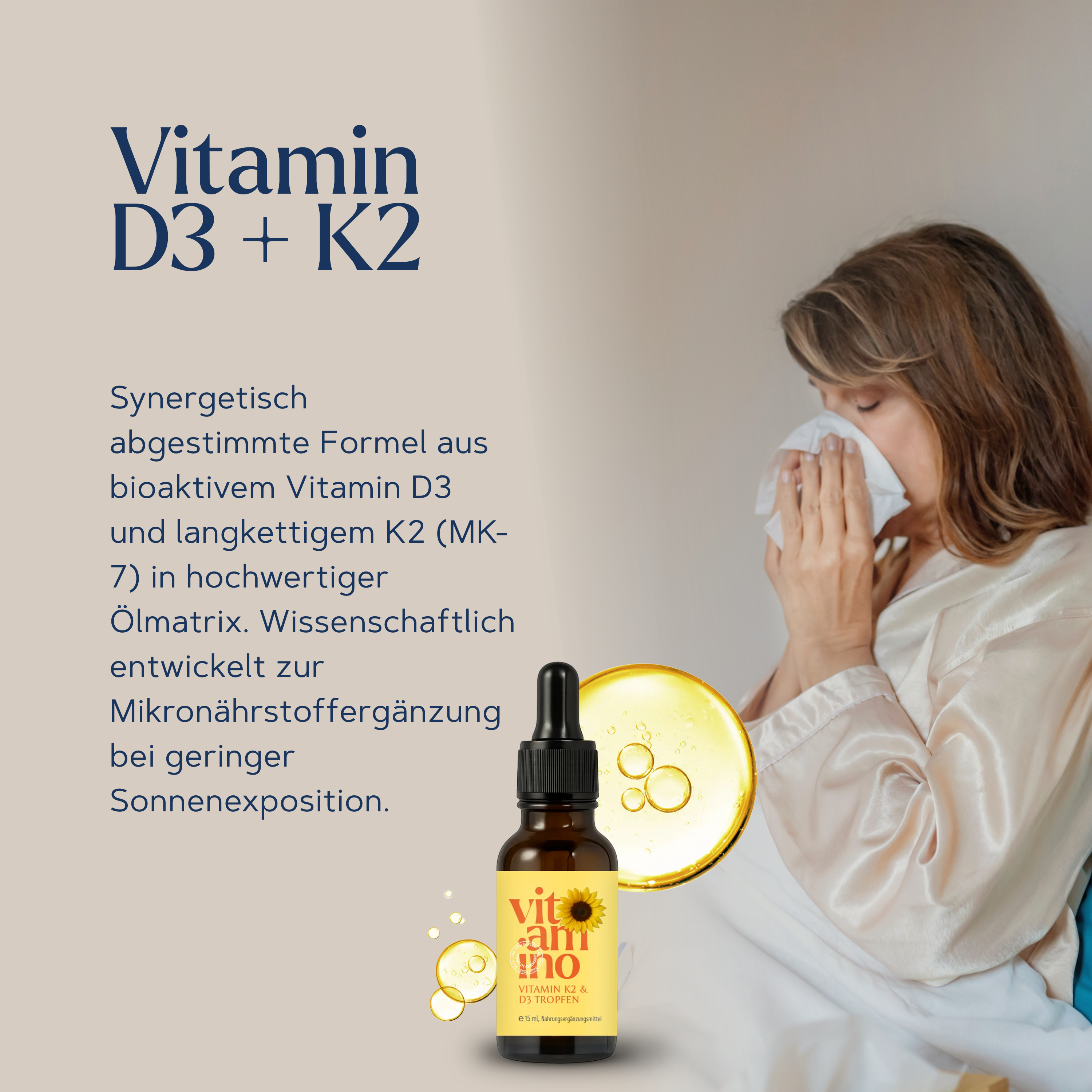 Vitamin D3 & K2 Tropfen