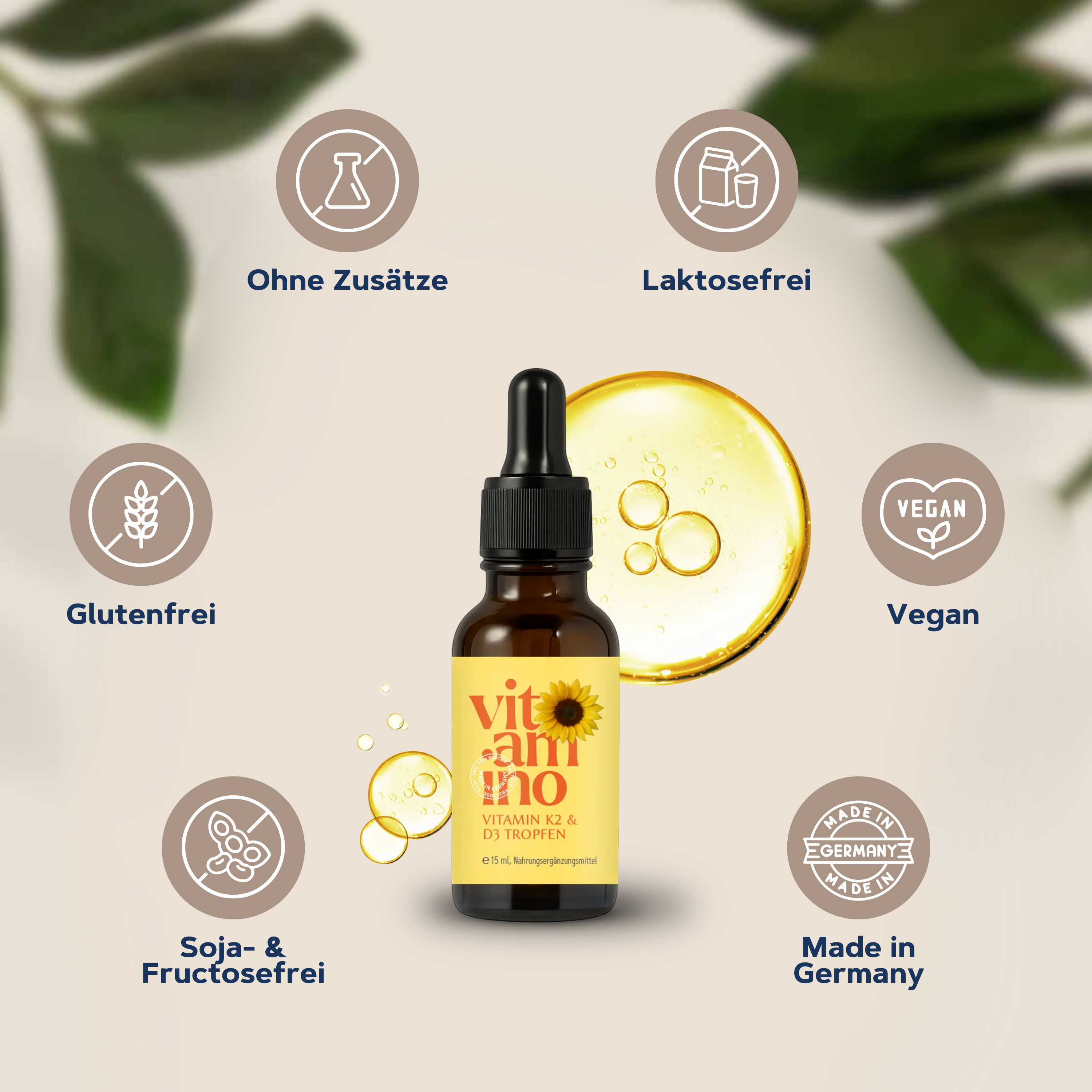 Vitamin D3 & K2 Tropfen