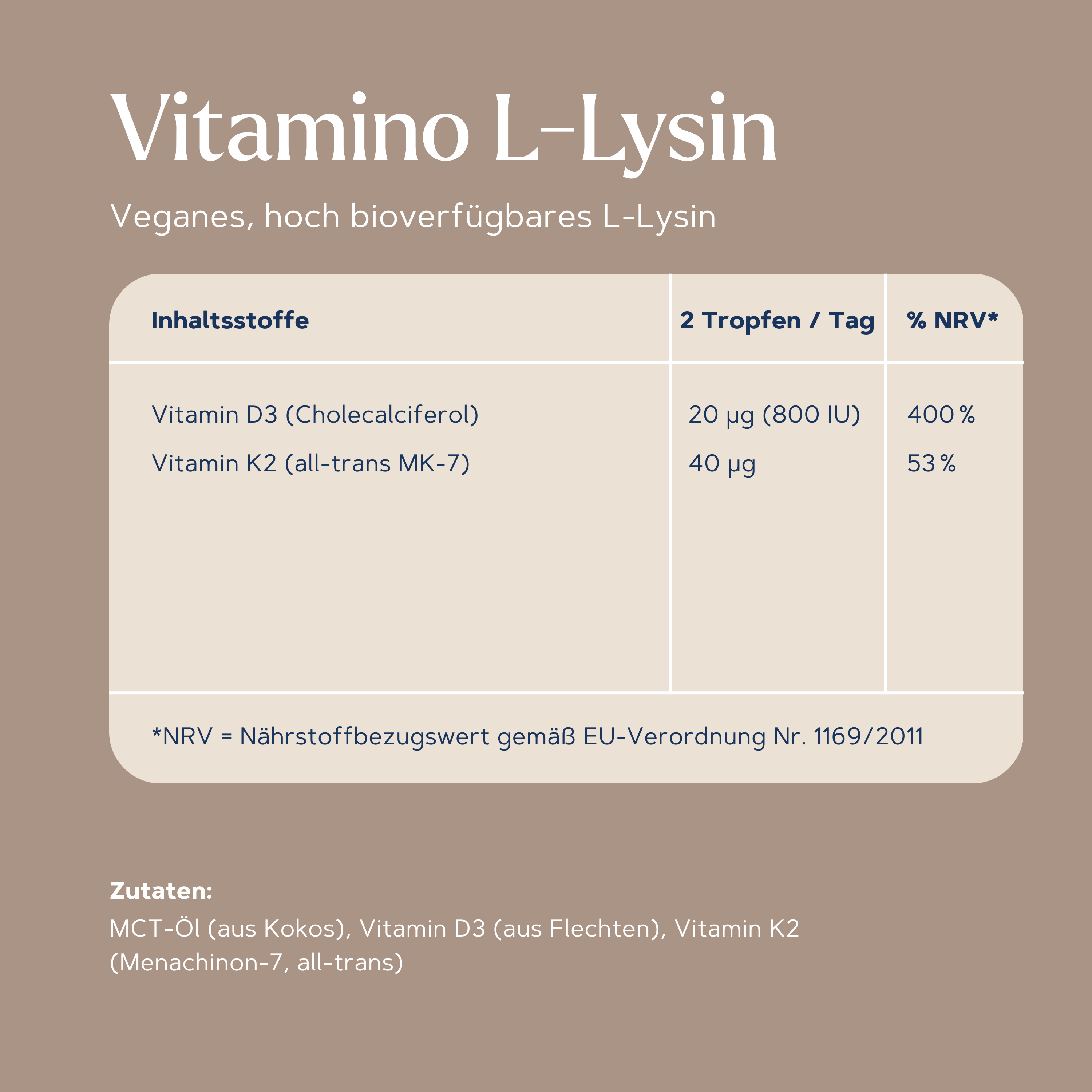 Vitamin D3 & K2 Tropfen