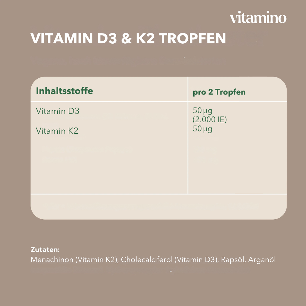 Vitamin D3 & K2 Tropfen