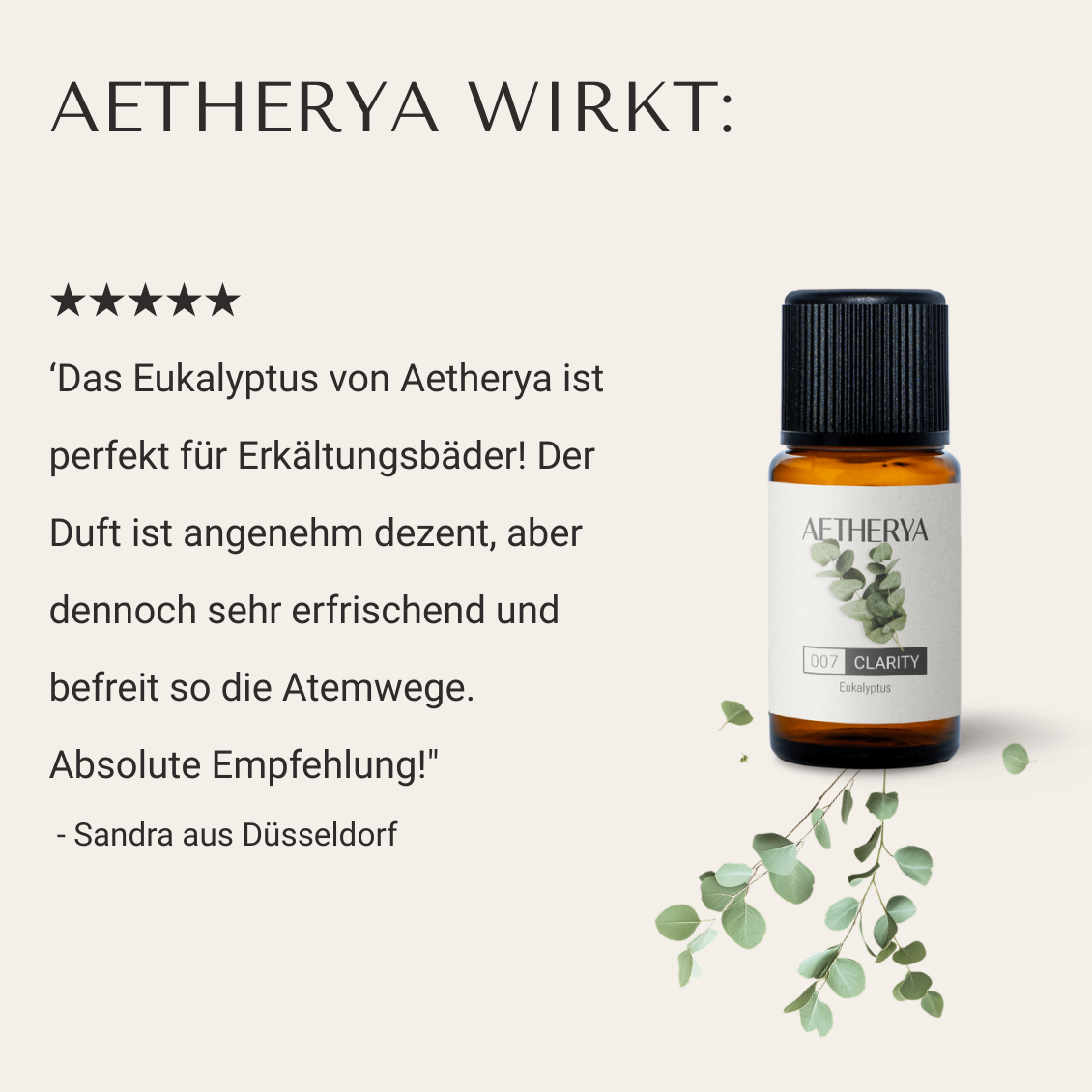 Eukalyptus Öl von Aetherya - No. 007 CLARITY