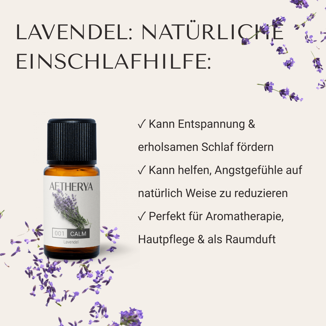 Lavendel Öl von Aetherya - No. 001 CALM